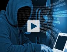 Illustration of a computer hacker