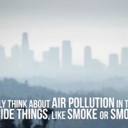 Polluted city air
