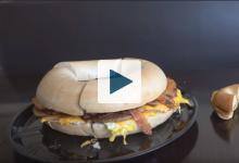 Six Pound Breakfast Bagel