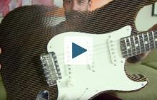 Cardboard Fender Stratocaster