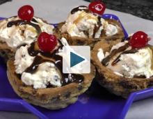 Cookie Ice Cream Bowls