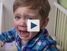 Little boy crying