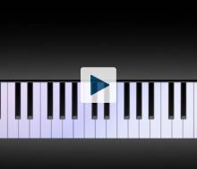 Piano keyboard