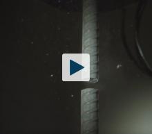 Broken steel beam