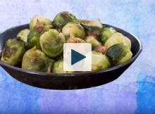 A bowl of brussels sprouts