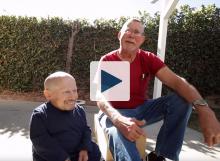 Verne Troyer and his dad, Reuben Troyer