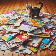 A pile of Junk Mail