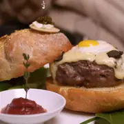 Gourmet hamburger