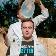 Condom being dropped