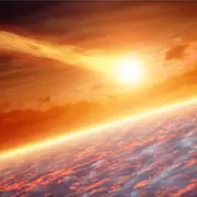 Illustration of a young Earth