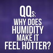 Why does humidity make it feel hotter?