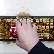 Logitech K310 Washable Keyboard covered in liquids