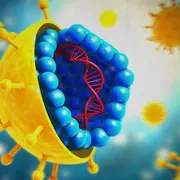 Illustration of a virus